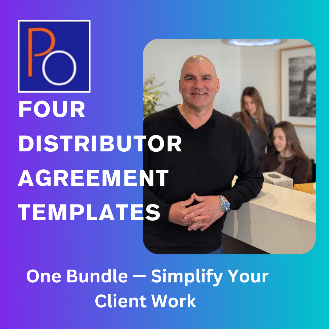 Four Distributor Agreement Templates in One Bundle — Simplify Your Client Work