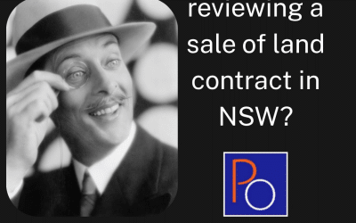 🔍 Are you reviewing a sale of land contract in NSW?